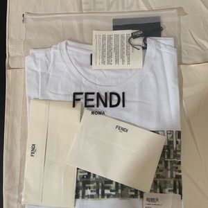 Fendi Camo FF Print White